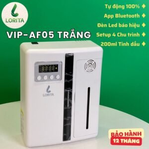 Máy xông tinh dầu LORITA VIP - AF05 TRẮNG