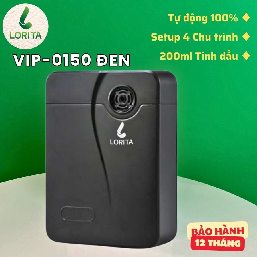 Máy xông tinh dầu LORITA VIP-0150 Đen