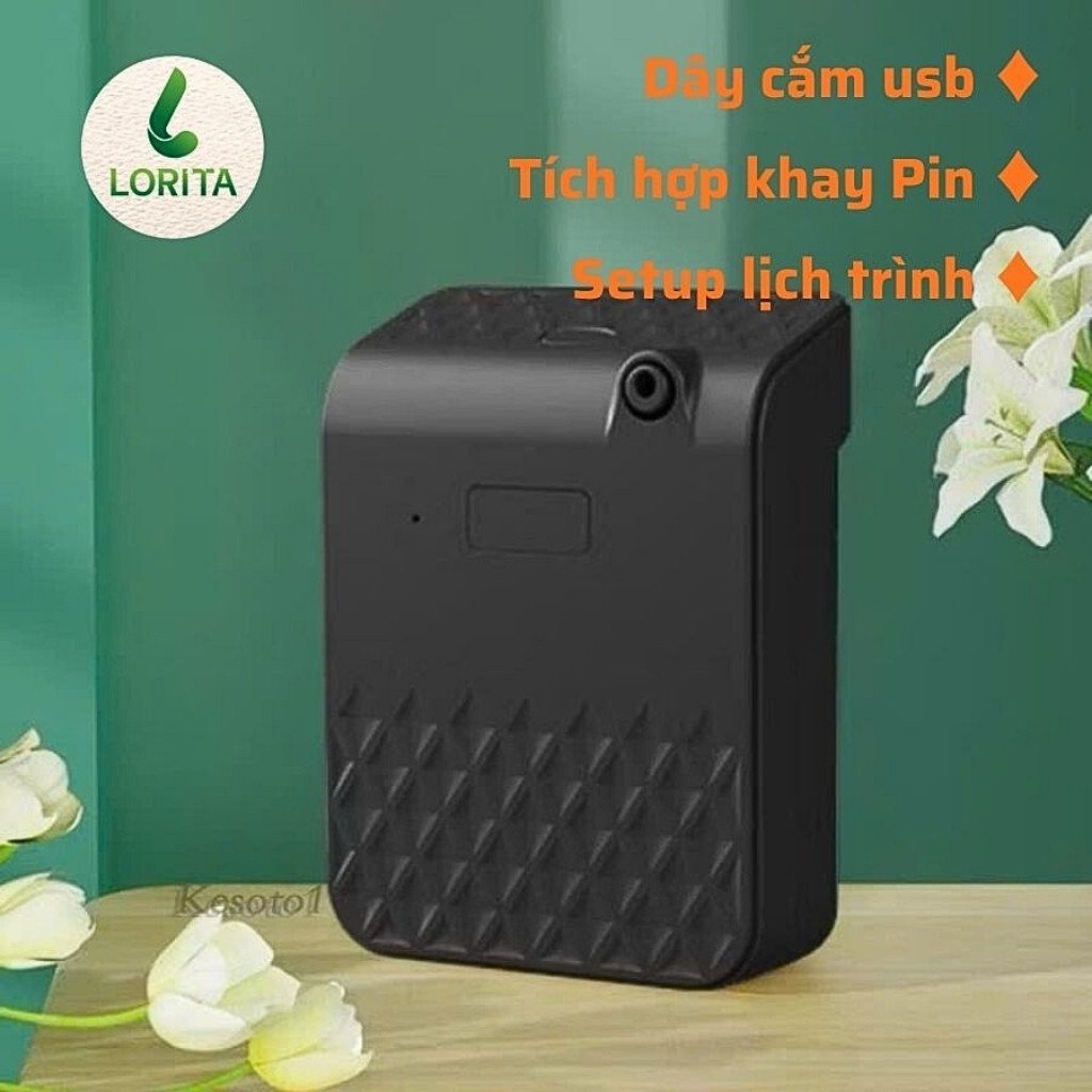 Máy xông tinh dầu LORITA VIP-AB103 ĐEN - Ảnh 3