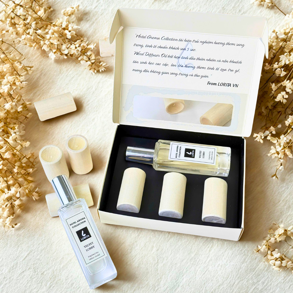COMBO 3 TRỤ GỖ & TINH DẦU KHUẾCH TÁN INTERCONTINENTAL 30ML - Ảnh 6