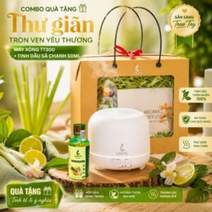 Hộp Quà Máy Xông Tinh Dầu LORITA – Combo Cao Cấp Sẵn Sàng Trao Tay
