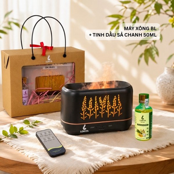 Hộp Quà Máy Xông Tinh Dầu LORITA – Set Quà Tặng Doanh Nghiệp Sang Trọng Giá Tốt - Ảnh 4