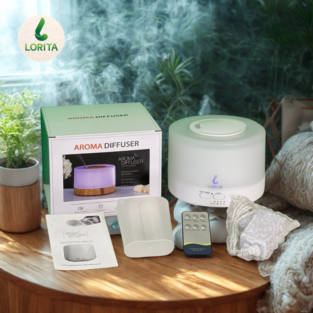 Hộp Quà Máy Xông Tinh Dầu LORITA – Combo Cao Cấp Sẵn Sàng Trao Tay - Ảnh 3