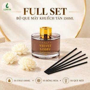Alternative view of Bộ Que Mây Tinh Dầu 150ML - Velvet Lobby