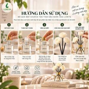 Bộ Que Mây Tinh Dầu 150ML - Golden Essence - Ảnh 6